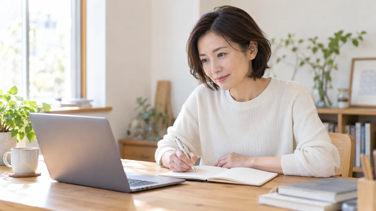 オンラインの相談に耳を傾ける提供者のイメージ